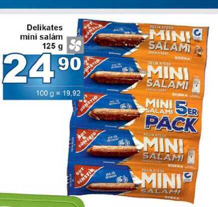 Delikates mini salám 125 g 