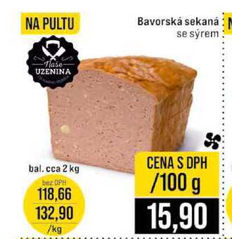 Bavorská sekaná se sýrem 2 kg 100g