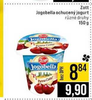 Zott Jogobella ochucený jogurt různé druhy 150 g