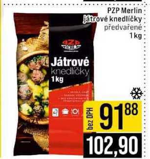 PZP Merlin játrové knedlíčky předvařené 1 kg