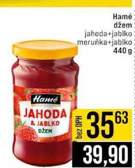 Hamé džem jahoda+jablko meruňka+jablko 440 g