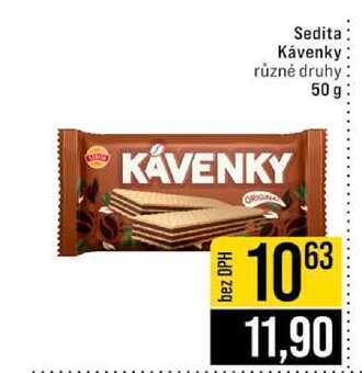 Sedita Kávenky různé druhy 50 g