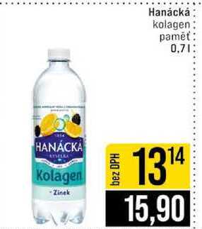 Kolagen Zinek Hanácká kolagen paměť 0,7l