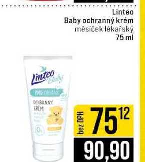 Linteo Baby ochranný krém měsíček lékařský 75 ml