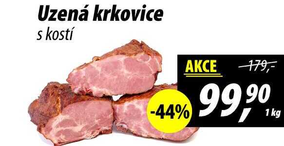 Uzená krkovice s kostí, 1 kg