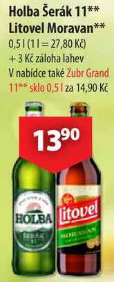 Litovel Moravan, 0,5 l