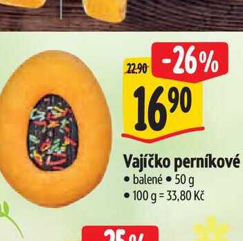   Vajíčko perníkové 50 g