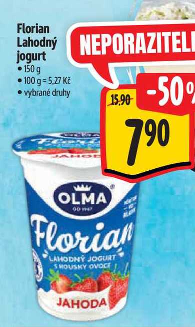 Florian Lahodný jogurt 150 g 