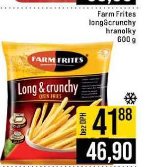 Farm Frites long&crunchy hranolky 600 g