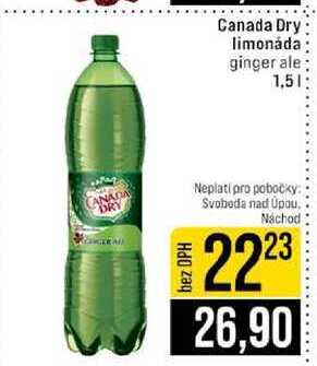 Canada Dry limonáda ginger ale 1,5l
