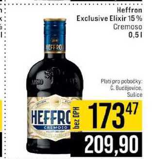 Heffron Exclusive Elixir 15% Cremoso 0,5l