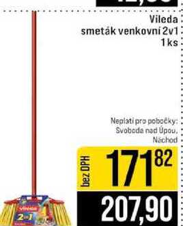 Vileda smeták venkovni 2v1 1ks