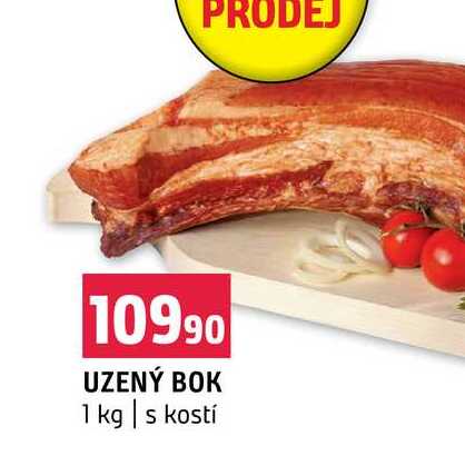 UZENÝ BOK 1 kg s kostí  