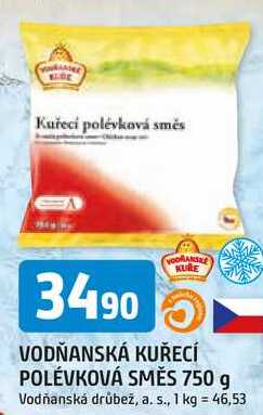 VODŇANSKÁ KUŘECÍ POLÉVKOVÁ SMĚS 750 g