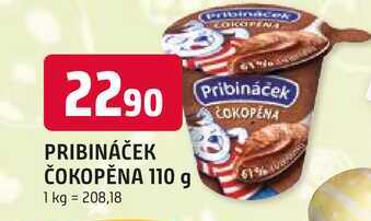 PRIBINÁČEK ČOKOPĚNA 110 g