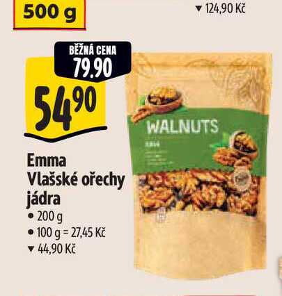   Emma Vlašské ořechy jádra  200 g  
