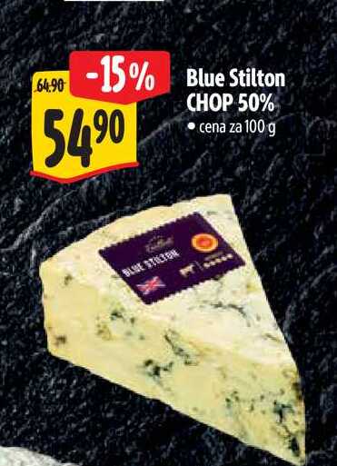 Blue Stilton CHOP 50%  100 g