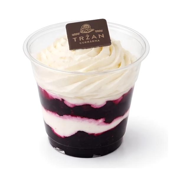 Tržan Mascarpone s borůvkami