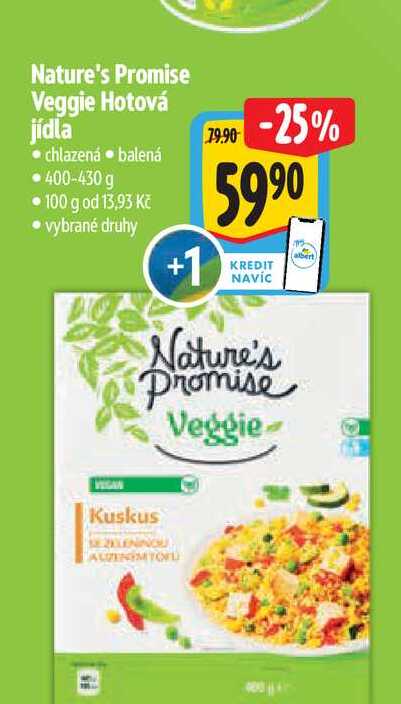 Nature's Promise Veggie Hotová jídla 400-430 g