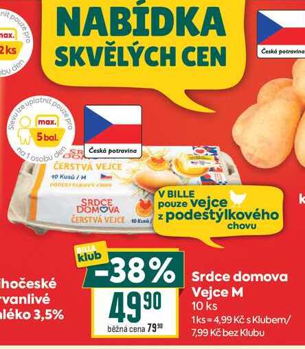 Srdce domova Vejce M 10 ks