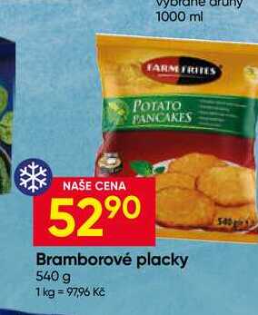 Bramborové placky 540 g