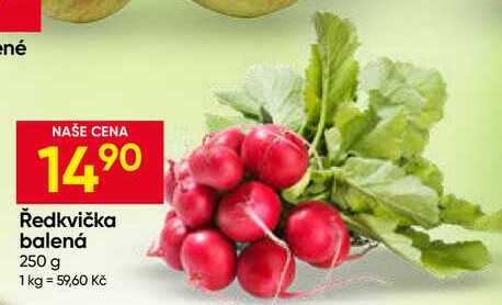 Ředkvička balená 250 g 