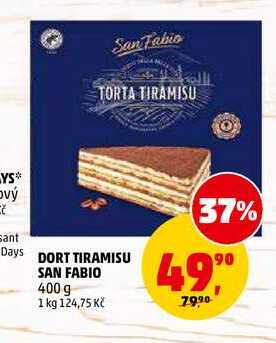 DORT TIRAMISU SAN FABIO, 400 g 