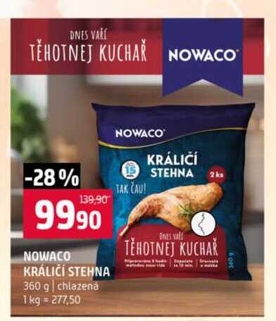 NOWACO KRÁLIČÍ STEHNA 360 g