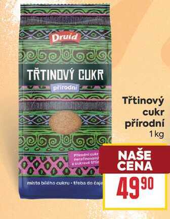 Třtinový cukr přírodní 1 kg