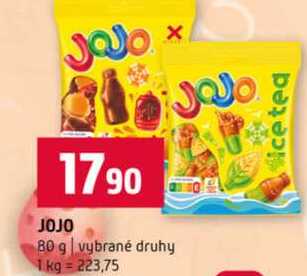 JOJO 80 g vybrané druhy 