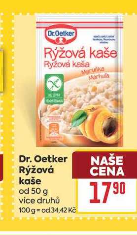 Dr. Oetker Rýžová kaše od 50 g