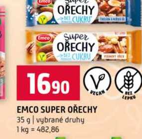 EMCO SUPER OŘECHY 35 g vybrané druhy