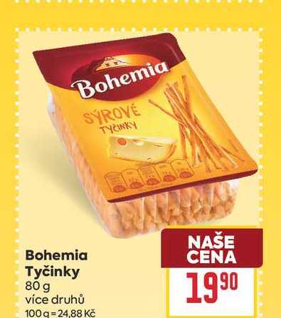 Bohemia Tyčinky 80 g