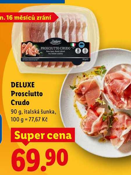 DELUXE Prosciutto Crudo, 90 g