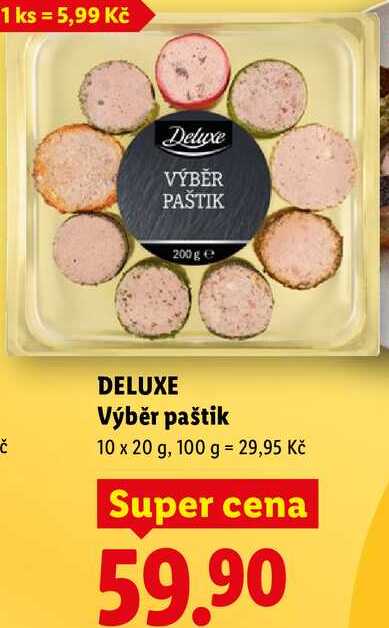 DELUXE Výběr paštik, 10x 20 g