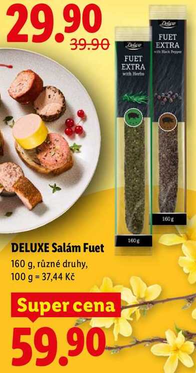 DELUXE Salám Fuet, 160 g