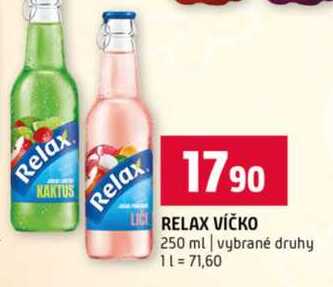 RELAX VÍČKO 250 ml vybrané druhy