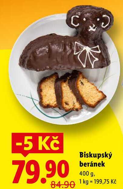 Biskupský beránek, 400 g