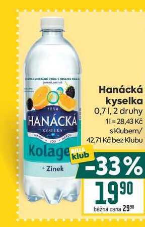 Hanácká kyselka 0,7l