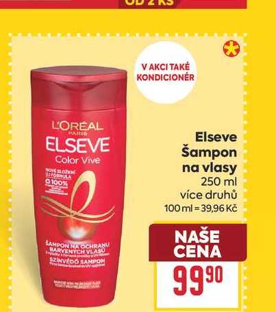 Elseve Šampon na vlasy 250 ml