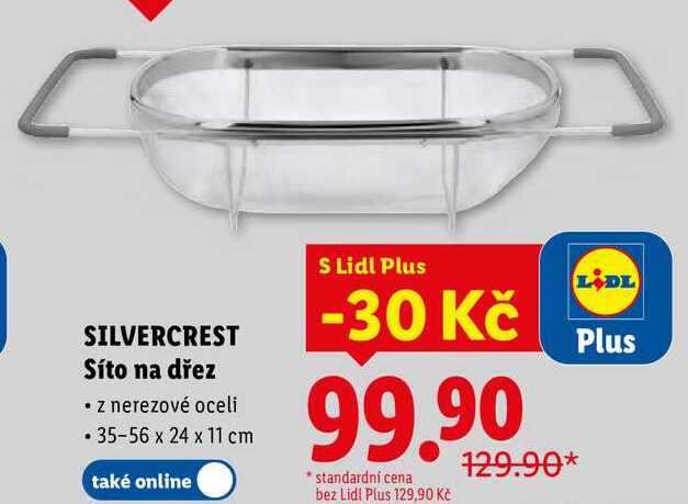 SILVERCREST Síto na dřez 
