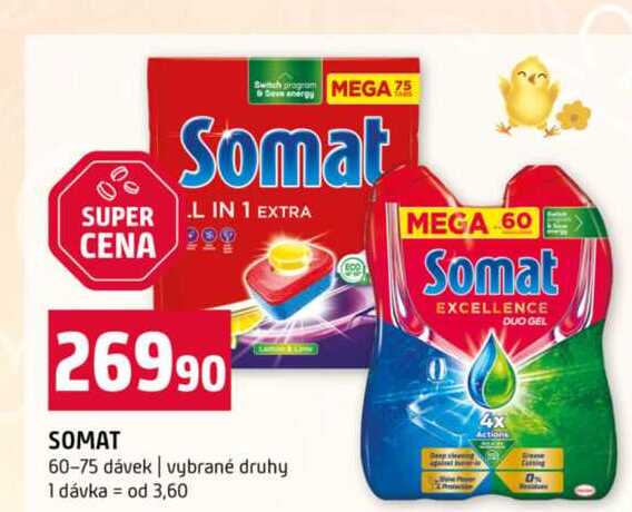 SOMAT 60-75 dávek vybrané druhy 