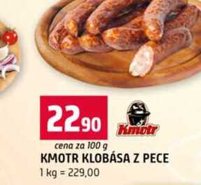 KMOTR KLOBÁSA Z PECE 100g