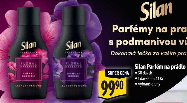 Silan Parfém na prádlo, 30 dávek