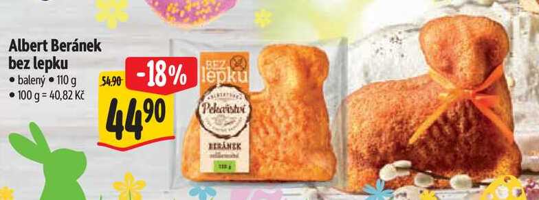 Albert Beránek bez lepku, 110 g