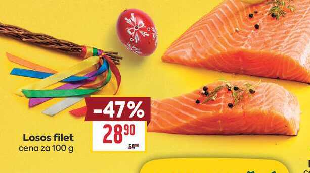 Losos filet cena za 100 g 