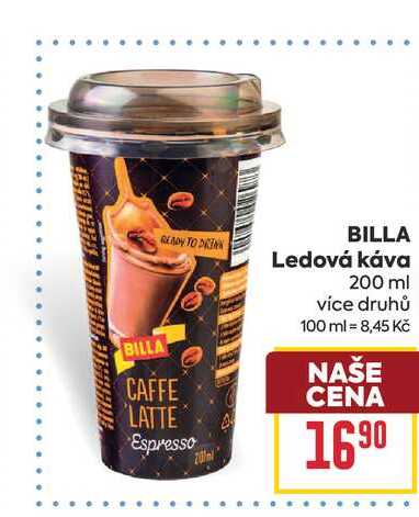 BILLA Ledová káva 200 ml 