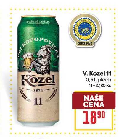 V. Kozel 11 0,51, plech