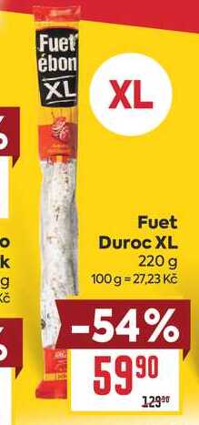 Fuet Duroc XL 220 g 