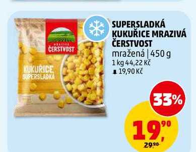 SUPERSLADKÁ KUKUŘICE MRAZIVÁ ČERSTVOST, 450 g